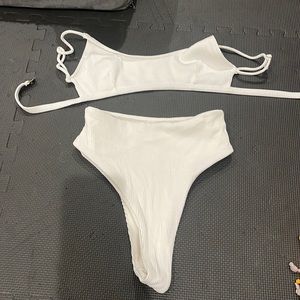Meshki ribbed high waisted bikini